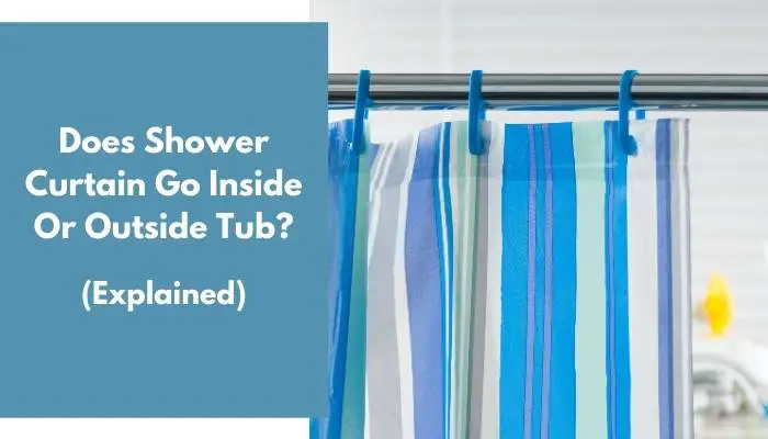 Shower Curtain Go Inside Or Outside Tub, Shower Curtain Etiquette Open Closed